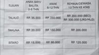 Tarif Tiket Kapal Viral di Media Sosial